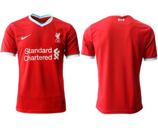 Men 2020-2021 club Liverpool home aaa version blank red Soccer Jerseys