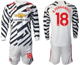 2021 Men Manchester united away long sleeve 18 soccer jerseys