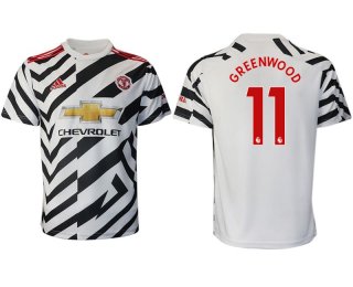 Men 2020-2021 club Manchester United away aaa version 11 white Soccer Jerseys