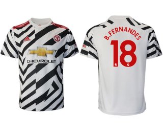 Men 2020-2021 club Manchester United away aaa version 18 white Soccer Jerseys