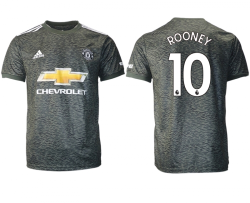 Men 2020-2021 club Manchester United away aaa version 10 black Soccer Jerseys1