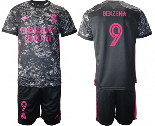 2021 Men Real Madrid away 9 soccer jerseys