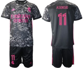 2021 Men Real Madrid away 11 soccer jerseys