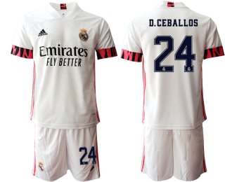 Men 2020-2021 club Real Madrid home 24 white Soccer Jerseys1