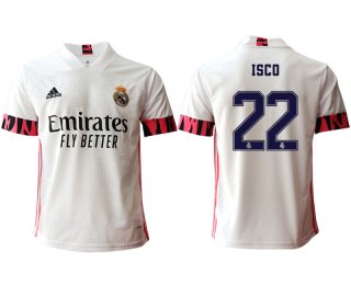 Men 2020-2021 club Real Madrid home aaa version 22 white Soccer Jerseys1