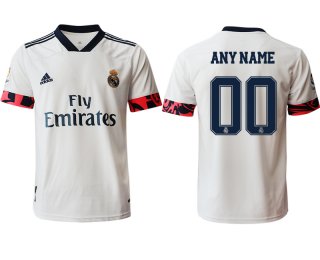 Men 2020-2021 club Real Madrid home aaa version customized white Soccer Jerseys