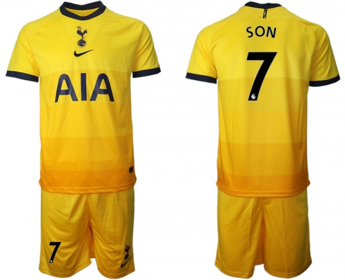 Men 2021 Tottenham Hotspur away 7 soccer jerseys