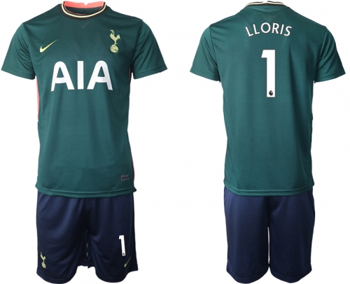 Men 2020-2021 club Tottenham away 1 green Soccer Jerseys