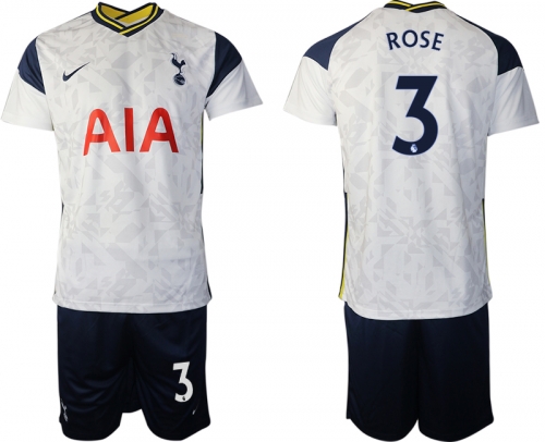 Men 2020-2021 club Tottenham home 3 white Soccer Jerseys