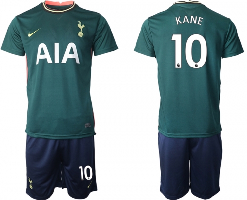 Men 2020-2021 club Tottenham away 10 green Soccer Jerseys