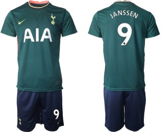 Men 2020-2021 club Tottenham away 9 green Soccer Jerseys1