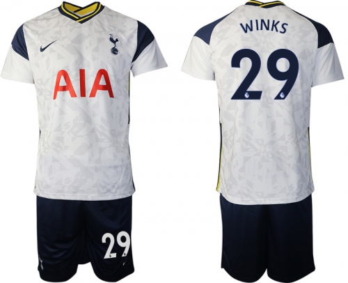 Men 2020-2021 club Tottenham home 29 white Soccer Jerseys