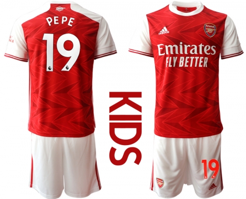 Youth 2020-2021 club Arsenal home 19 red Soccer Jerseys