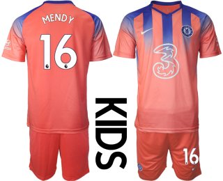 2021 Chelsea FC away Youth 16 soccer jerseys