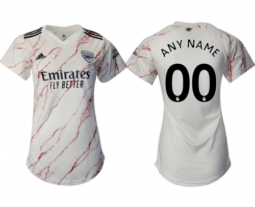 Arsenal away aaa version womens custom soccer 2021 jerseys