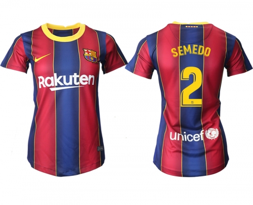 Women 2020-2021 Barcelona home aaa version 2 red Soccer Jerseys