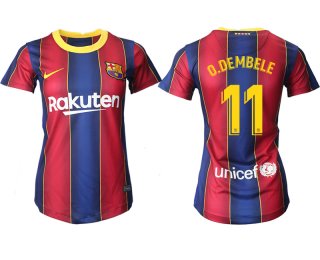 Women 2020-2021 Barcelona home aaa version 11 red Soccer Jerseys