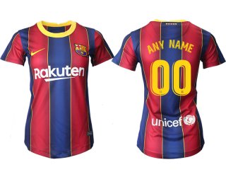 Women 2020-2021 Barcelona home aaa version customized red Soccer Jerseys