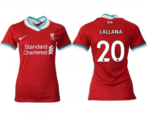 Women 2020-2021 Liverpool home aaa version 20 red Soccer Jerseys