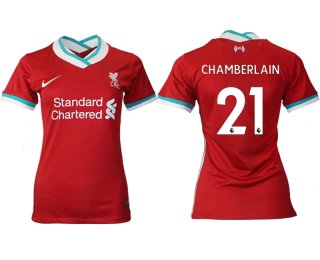 Women 2020-2021 Liverpool home aaa version 21 red Soccer Jerseys