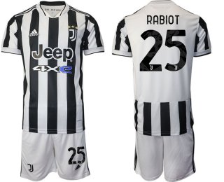 Men 2021-2022 Club Juventus home white 25 Adidas Soccer Jerseys