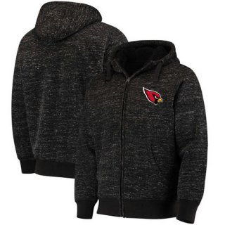 Arizona Cardinals G-III Sports by Carl Banks Discovery Sherpa Full-Zip Jacket - Heathered Black