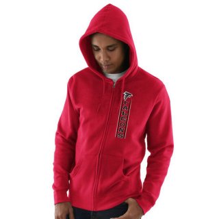 Atlanta Falcons Hook and Ladder Full-Zip Hoodie - Red