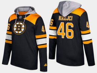Adidas Boston Bruins 46 David Krejci Name And Number Black Hoodie