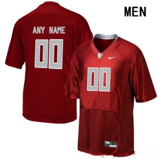 Men's Alabama Crimson Tide Custom College Football Nike Pro Combat Jersey - Crimson Red