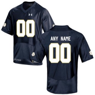 Notre Dame Fighting Irish Navy Men's Customized College Football Jersey