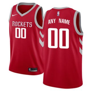 Men's Houston Rockets Nike Red Swingman Custom Icon Edition Jersey