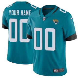 Men's Custom Nike Jacksonville Jaguars Teal New 2018 Vapor Untouchable Limited Jersey