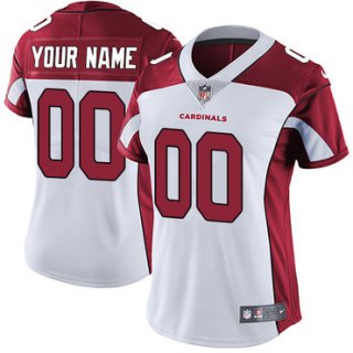 Women's Nike Customized NFL Arizona Cardinals Limited Vapor Untouchable White Jersey