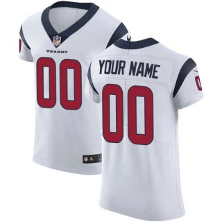 Men's Nike Houston Texans Customized White Vapor Untouchable Custom Elite NFL Jersey