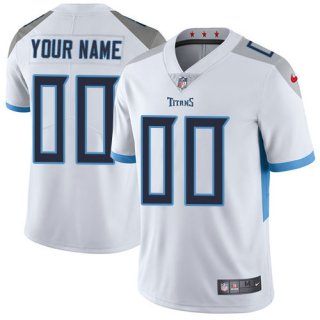 Youth Nike Tennessee Titans White Road Customized Vapor Untouchable Limited NFL Jersey