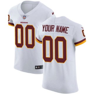 Men's Nike Washington Redskins Customized White Vapor Untouchable Elite Player NFL Jersey