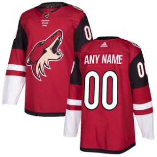 Men's Arizona Coyotes adidas Maroon Authentic Custom Jersey