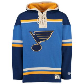 Blues Blue Men's Customized All Stitched Sweatshirt