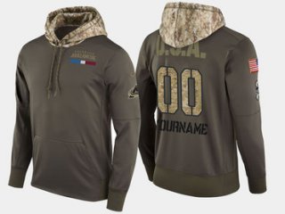 Nike Avalanche Men's Customized Olive Salute To Service Pullover Hoodie