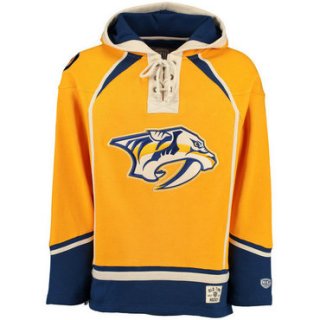 Predators Yellow Men's Customized All Stitched Sweatshirt