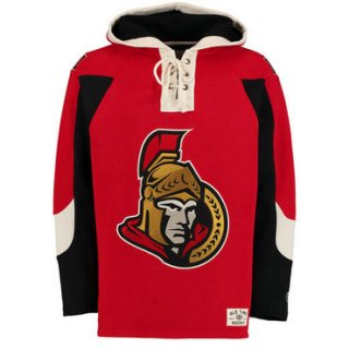 Senators Red Men's Customized All Stitched Sweatshirt