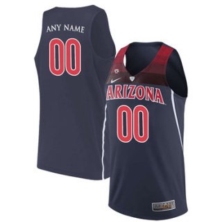 Arizona Wildcats Navy Men's Custom College Basketball Jersey