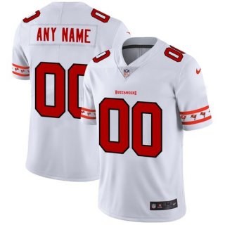 Men's Tampa Bay Buccaneers Custom Nike White Team Logo Vapor Limited NFL Jersey