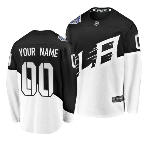 Men's 2020 Stadium Series Los Angeles Kings Custom Breakaway Player Fanatics Black Jersey