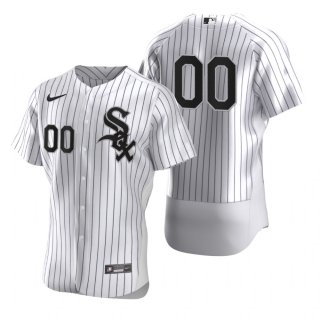 Men's Chicago White Sox Custom Nike White 2020 Stitched MLB Flex Base Jerse