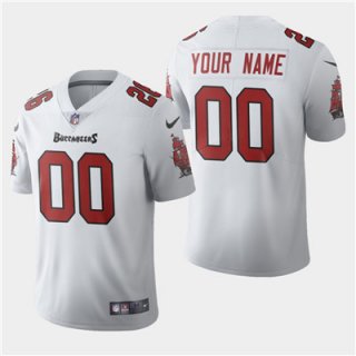 Custom Men's Tampa Bay Buccaneers 2020 Vapor Limited White Nike Jersey