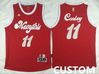 Custom NBA Memphis Grizzlies New Revolution 30 Swingman Red Jersey