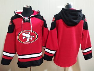 Men's San Francisco 49ers Custom Red Team Color New NFL Hoodie