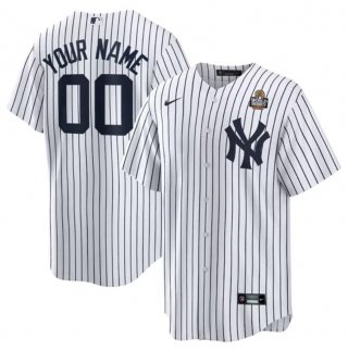 Men's New York Yankees Active Player Custom White 2024 World Series Cool Base Stitched Baseball Jersey