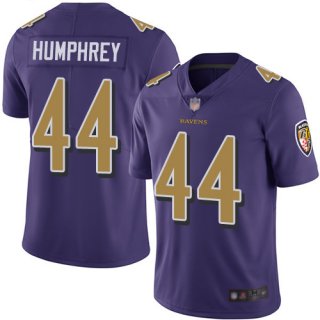 Ravens #44 Marlon Humphrey Purple Youth Stitched Football Limited Rush Jersey